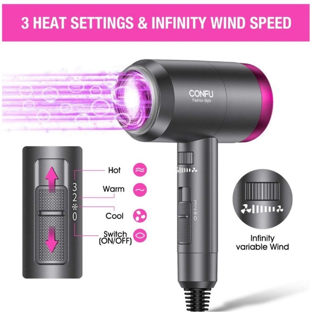 Ionic tech hair dryer
